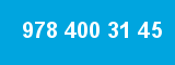 978 400 31 45